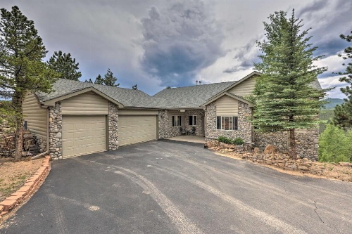 Upscale Mountain-View Manor with Deluxe Deck! image 38